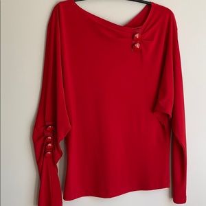 Sevilla red blouse size s
